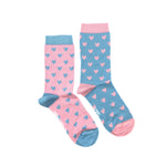 Load image into Gallery viewer, Women&#39;s Crew Socks - Hearts
