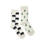 Load image into Gallery viewer, Women&#39;s Crew Socks - Bear Tree
