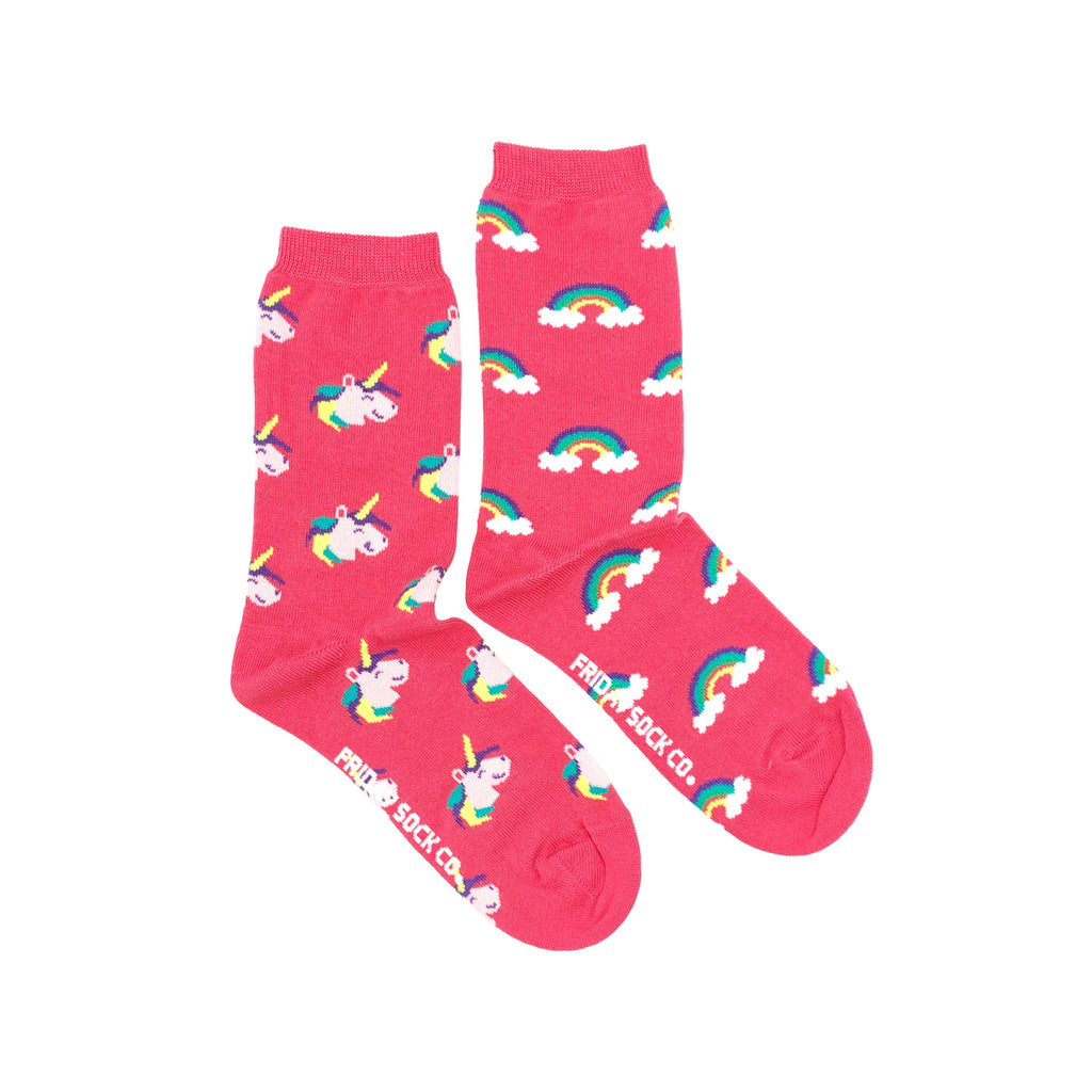 Women's Crew Socks - Unicorn