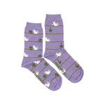Load image into Gallery viewer, Women&#39;s Crew Socks - Cat &amp; Plant
