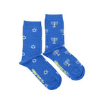 Load image into Gallery viewer, Women&#39;s Crew Socks - Hanukkah
