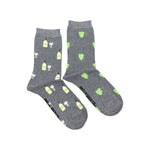 Load image into Gallery viewer, Women&#39;s Crew Socks - White Wine &amp; Grapes
