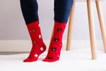 Load image into Gallery viewer, Women&#39;s Crew Socks - Waterbottle &amp; Weights
