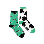 Load image into Gallery viewer, Women&#39;s Crew Socks - Cow Spot
