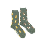 Load image into Gallery viewer, Women&#39;s Crew Socks - Lions Tigers

