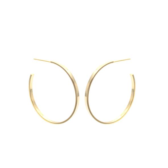 E&E Earrings - Gold "Classic" Hoops 2.0