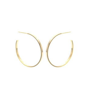 E&E Earrings - Gold "Classic" Hoops 2.0