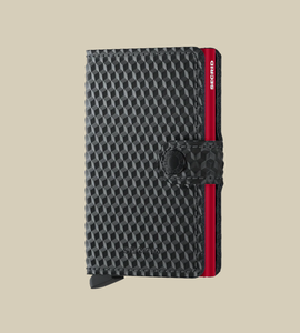 Miniwallet - Cubic Black Red