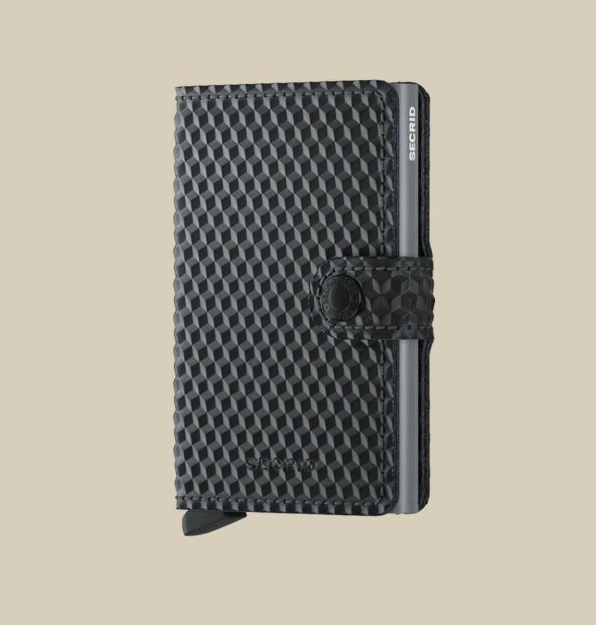 Miniwallet - Cubic Black Titanium