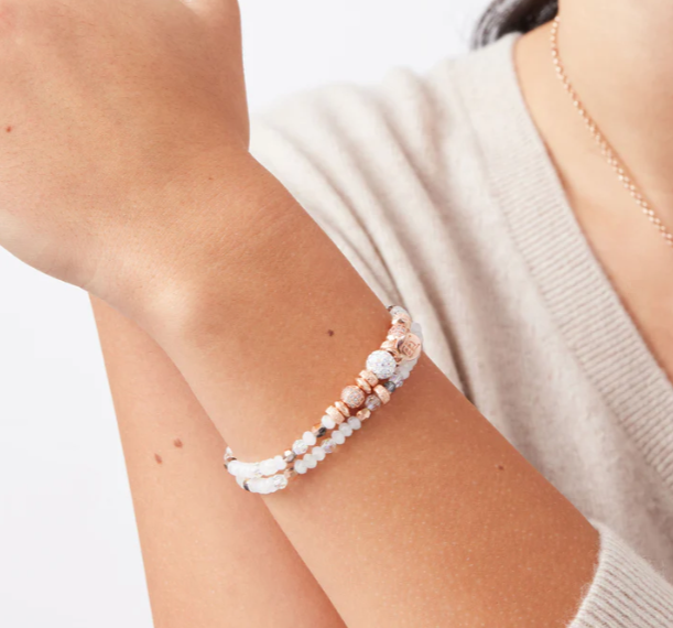 H&B Bracelet - Sparkle Ball™ Double Wrap Snowflake LE