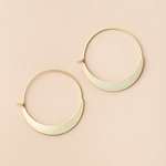 Load image into Gallery viewer, Scout Earrings - Crescent Hoop Gold
