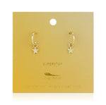 Load image into Gallery viewer, Earrings - Superstar Hoops
