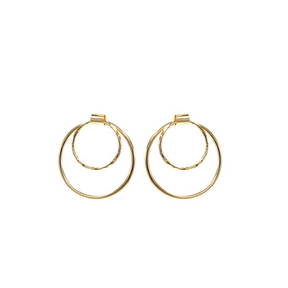 E&E Earrings - "Fibonacci" Hoop