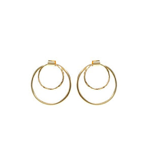 E&E Earrings - "Fibonacci" Hoop