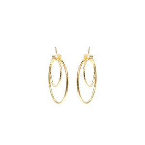 E&E Earrings - "Fibonacci" Hoop