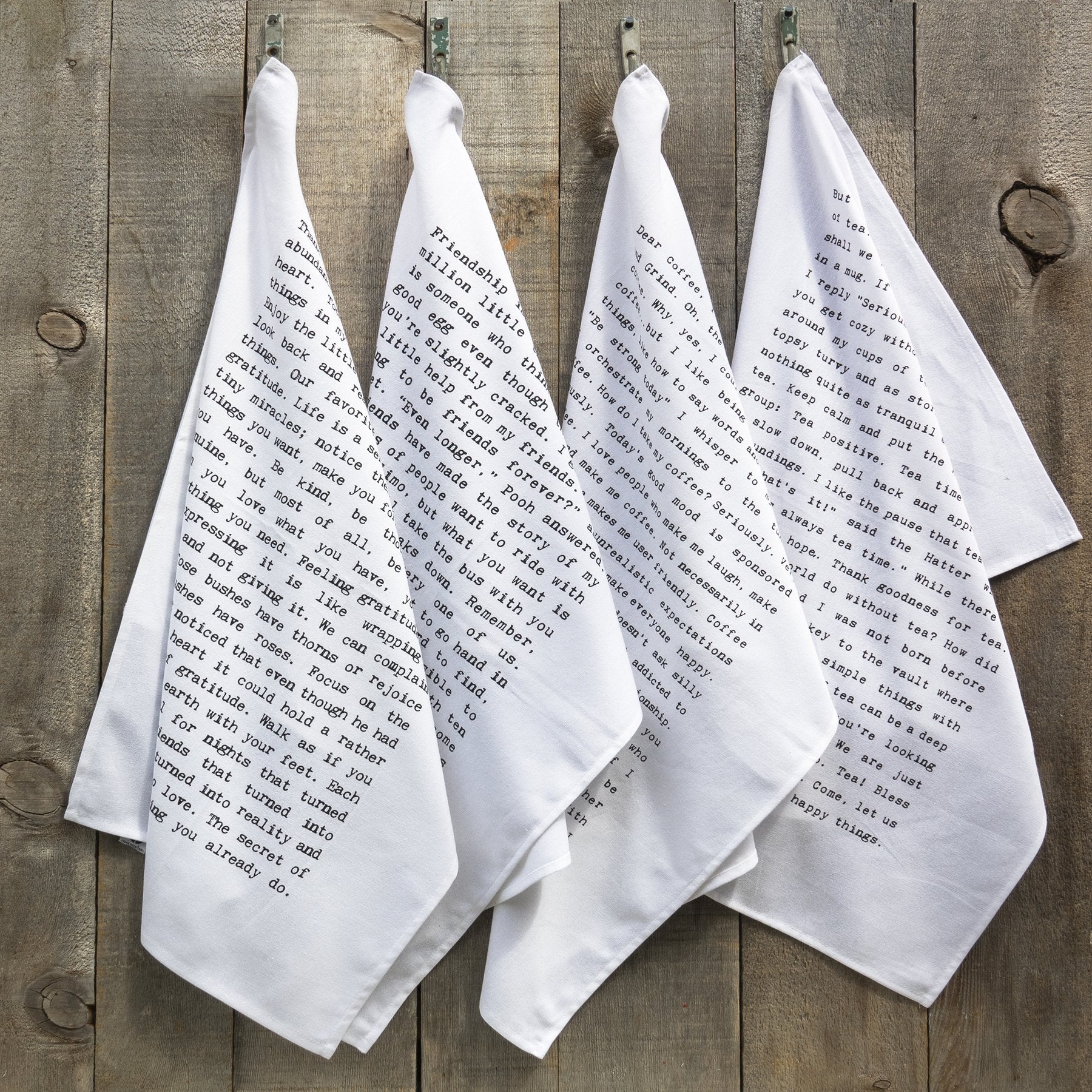 Tea Towel - Typewriter Family