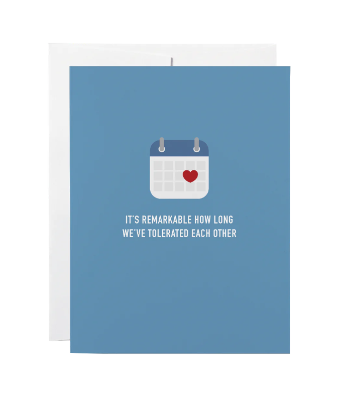 Classy Cards - Tolerated Each Other
