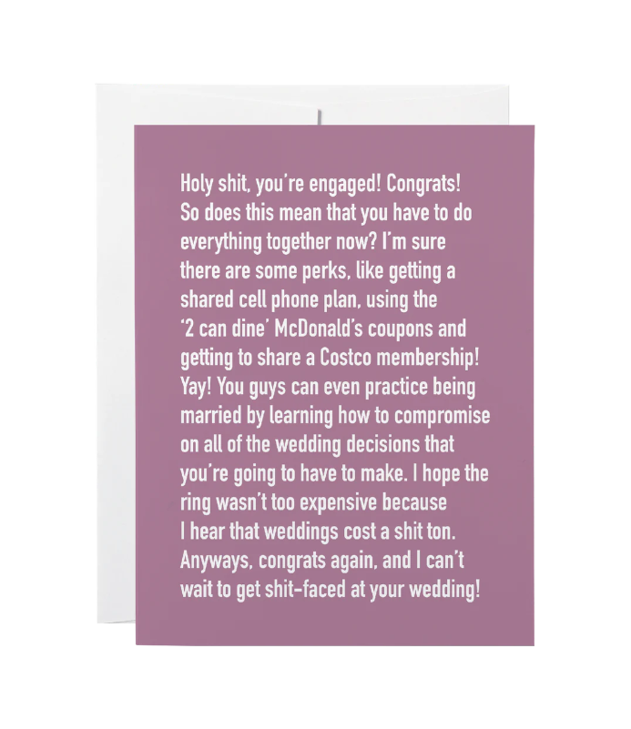 Classy Cards - Engagement Chatty Cathy