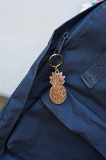 Load image into Gallery viewer, Glitter Keychain - Pineapple

