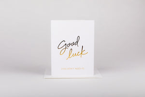 W&C Cards - Good Luck