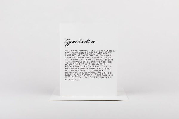 W&C Cards - Grandmother