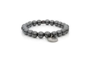 E&E Bracelet - Gunmetal Hematite 8mm