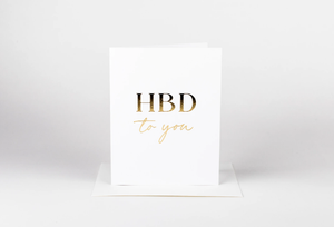 W&C Cards - HBD to You