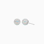 Load image into Gallery viewer, H&amp;B Sparkle Ball™ Stud Earrings - 10mm Aurora Borealis
