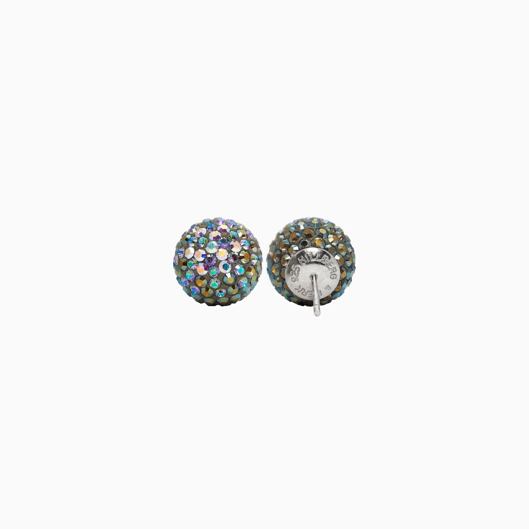 H&B Sparkle Ball™ Stud Earrings - 10mm Labradorite