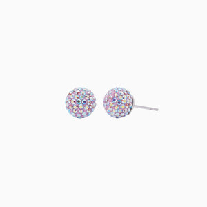 H&B Sparkle Ball™ Stud Earrings - 10mm Lilac