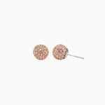 Load image into Gallery viewer, H&amp;B Sparkle Ball™ Stud Earrings - 10mm Rose Gold
