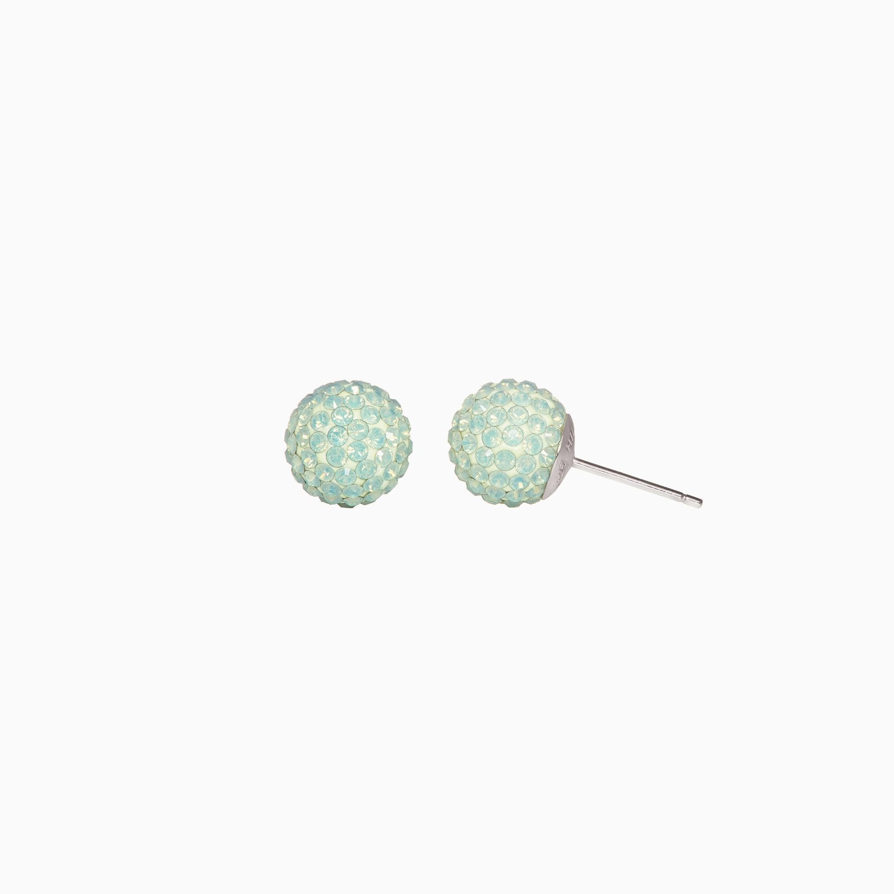 H&B Sparkle Ball™ Stud Earrings - 10mm Succulent