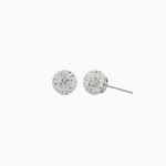 Load image into Gallery viewer, H&amp;B Sparkle Ball™ Stud Earrings - 10mm White

