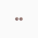Load image into Gallery viewer, H&amp;B Sparkle Ball™ Stud Earrings - 6mm Rose Gold
