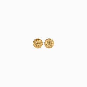 H&B Sparkle Ball™ Stud Earrings - 8mm Gold