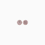 Load image into Gallery viewer, H&amp;B Sparkle Ball™ Stud Earrings - 8mm Rosé Love

