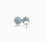 Load image into Gallery viewer, H&amp;B Sparkle Ball™ Stud Earrings - 8mm Sapphire
