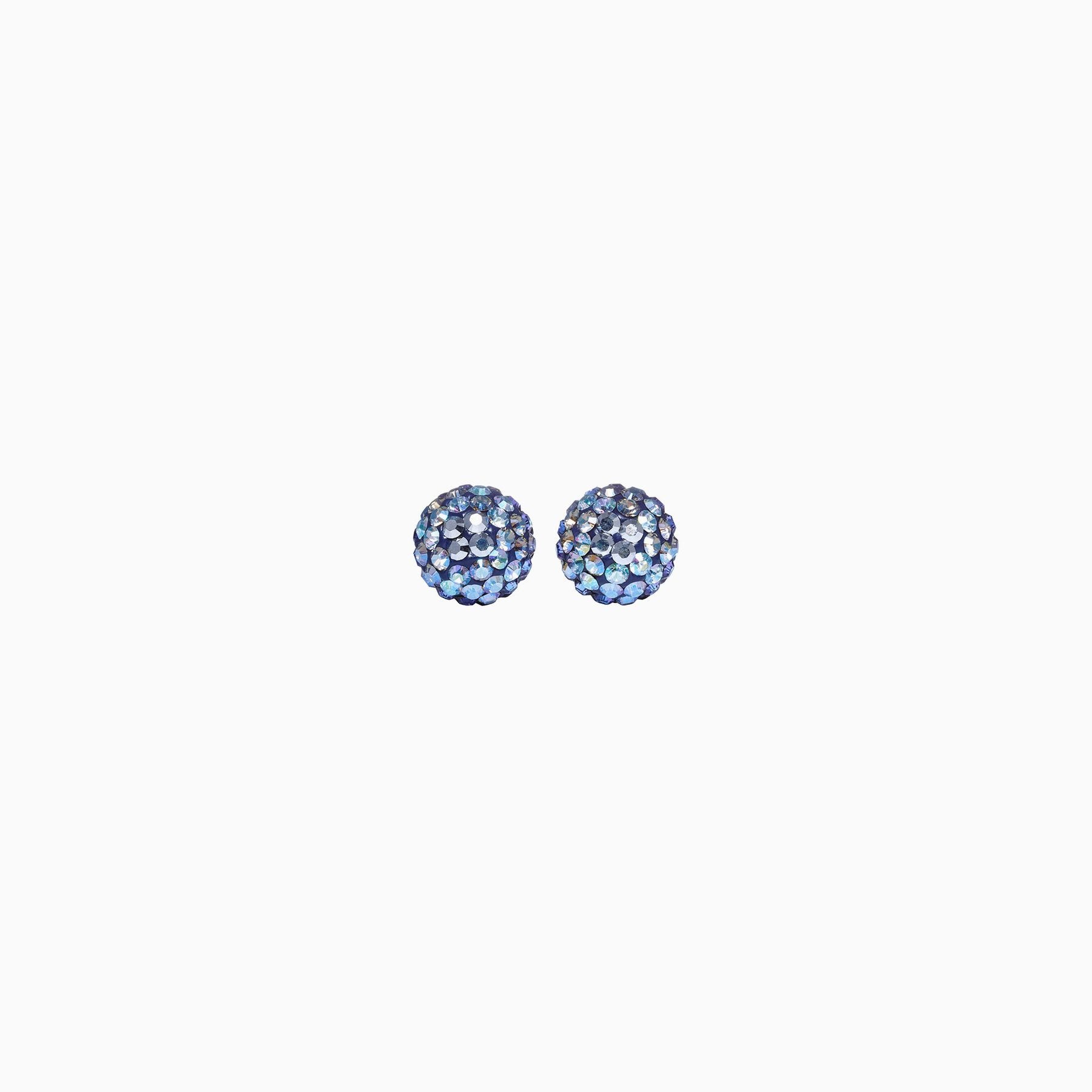 H&B Sparkle Ball™ Stud Earrings - 8mm Twilight