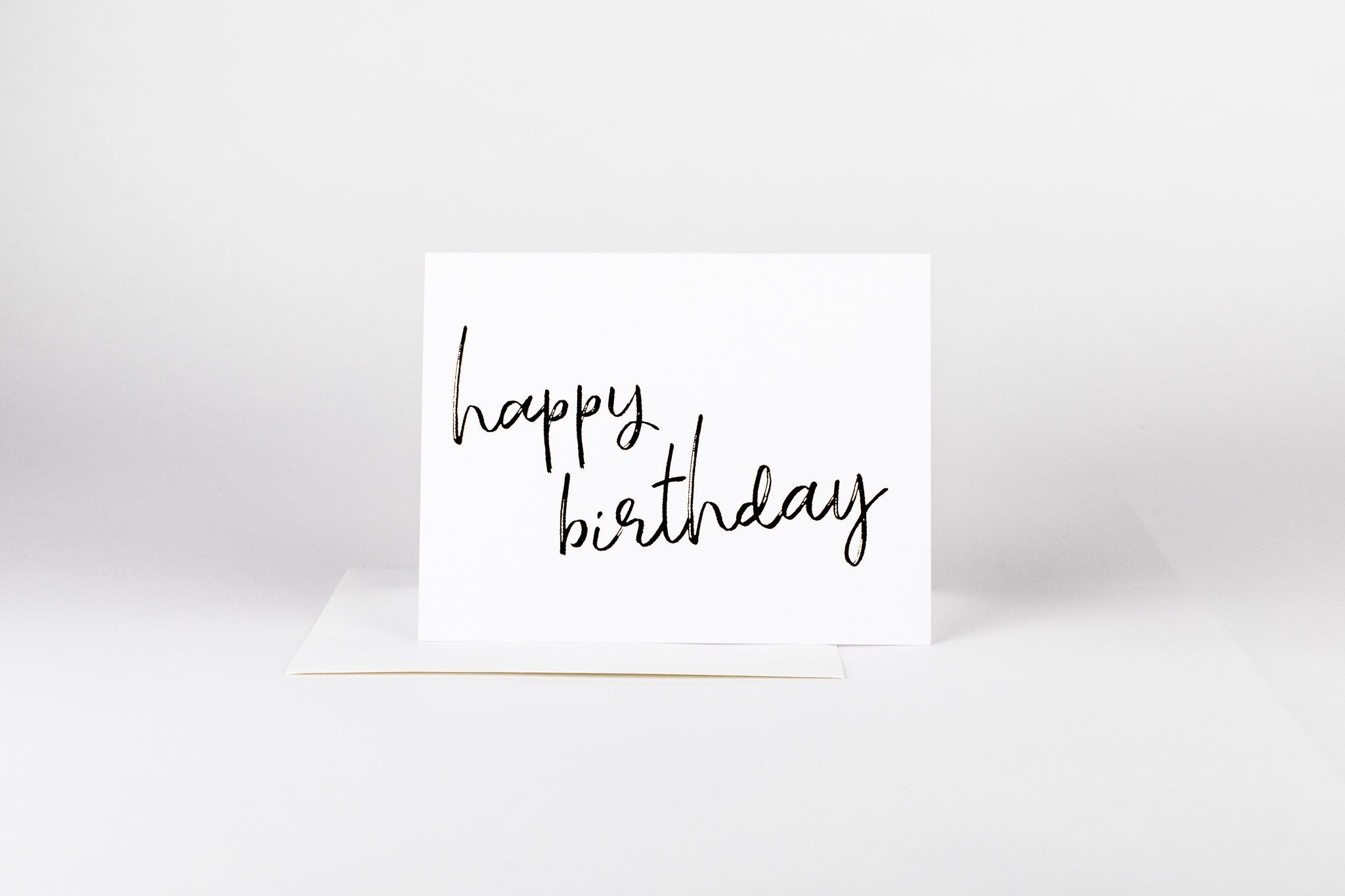 W&C Cards - Happy Birthday Script