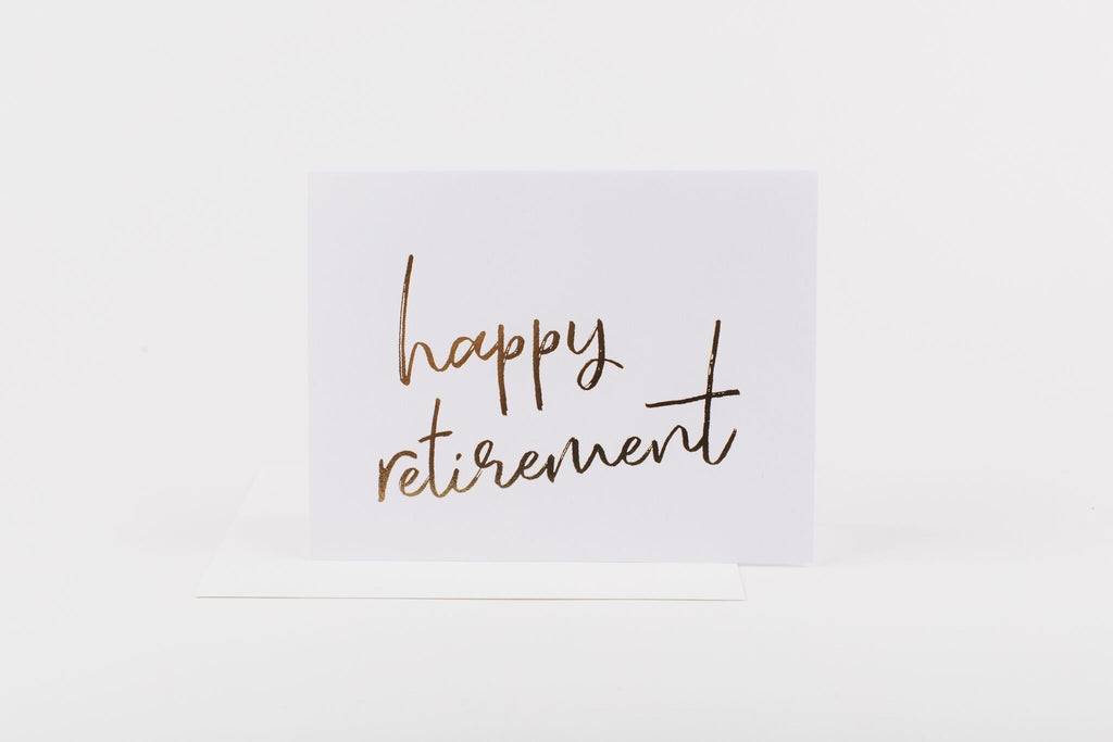 W&C Cards - Happy Retirement