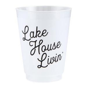 Frosted Cup Set - Lake House Livin'
