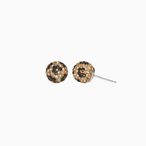 H&B Sparkle Ball™ Stud Earrings - Leopard LE