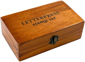 Studio Series - Letterpress Stamp Set
