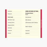 Load image into Gallery viewer, Journal - Password Logbook Black LARGE Print
