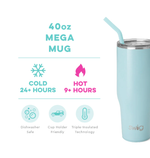 Load image into Gallery viewer, Swig Mega Mug 40oz - Shimmer Aquamarine
