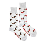 Load image into Gallery viewer, Men&#39;s Midcalf Socks - Dog Sweater
