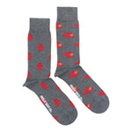 Load image into Gallery viewer, Men&#39;s Midcalf Socks - Fire Hydrant &amp; Helmet
