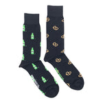 Load image into Gallery viewer, Men&#39;s Midcalf Socks - Beer &amp; Pretzels
