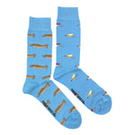 Load image into Gallery viewer, Men&#39;s Midcalf Socks - Trout Fly
