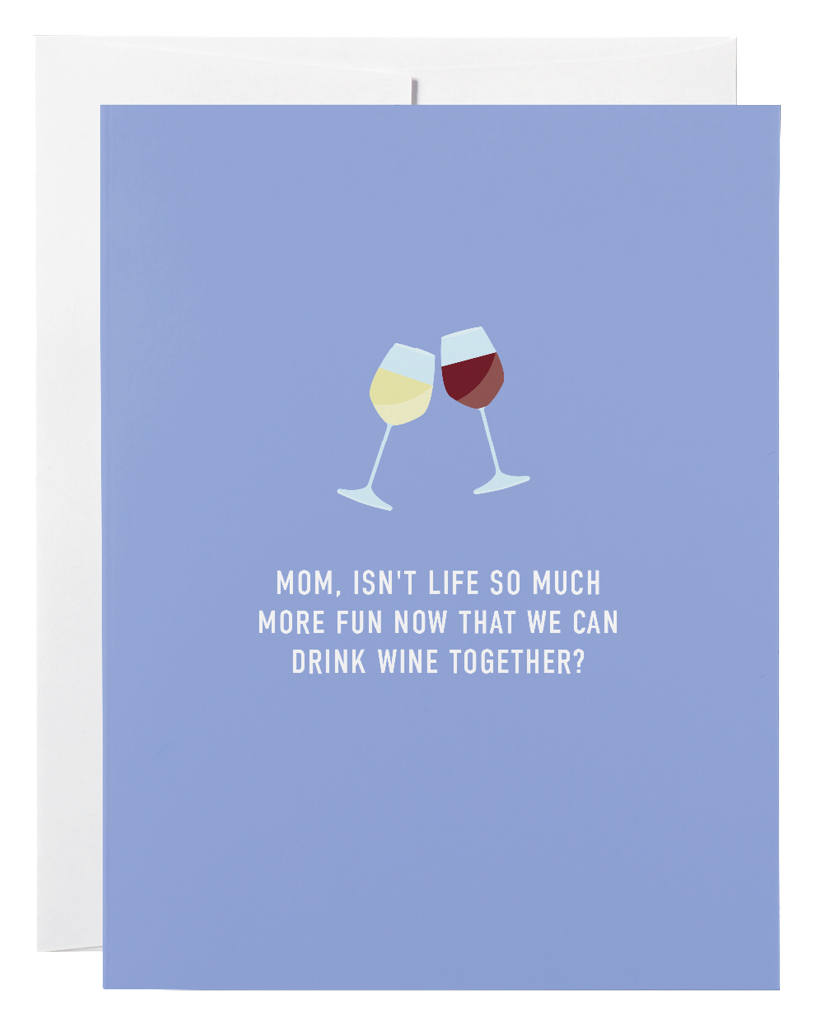 Classy Cards - Mom Wine Together